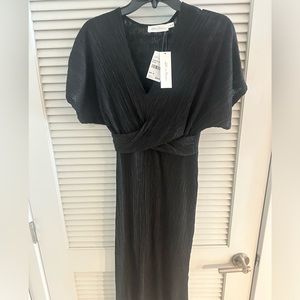 All in Favor black midi dress, NWT never worn